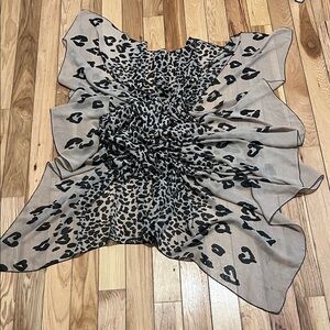 Leopard Print Scarf